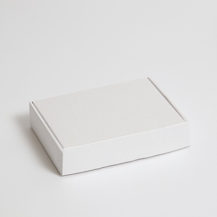 Коробка самосборная, белая, 21 х 15 х 5 см коробка самосборная черная 21 х 15 х 5 см