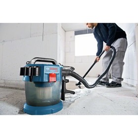 

Пылесос строительный аккум. Bosch GAS 18V-10 L, 18 В, бак 10 л, 24 л/сек, 115 мбар