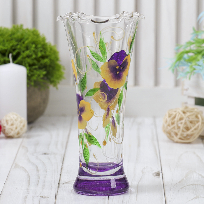 Ваза "Виола", микс 18см