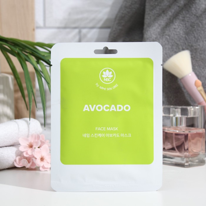

Маска тканевая для лица "NAME SKIN CARE" с авокадо, 22 г