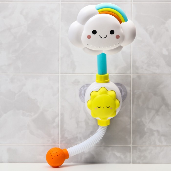 фото Игрушка для ванны «облачко» погружение, на присоске
