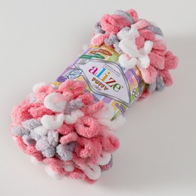 

Пряжа "Puffy color" 100 % микрополиэстер 9м/100г (6361)