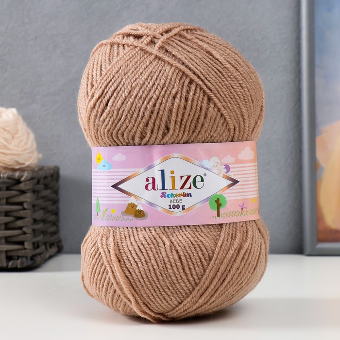 

Пряжа "Sekerim Bebe" 100% акрил 320м/100гр (256)