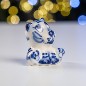 

Сувенир "Тигр Ваня" гжель 3,5х4 см