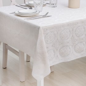 

Клеёнка ажурная Lace «Роуз», рулон 20 метров, ширина 137 см, цвет бежевый