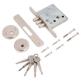 

Замок врезной без ручек "Киров" ЗВ 074 (ЗВ-1074) крест.кл 3 риг.