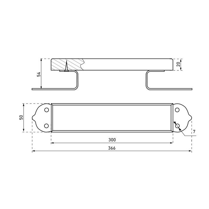 Ручка-скоба 