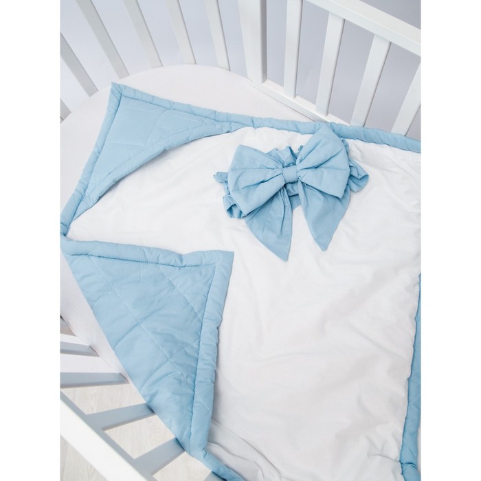 одеяло на выписку labeillebaby мила голубой Одеяло на выписку Lullaby, цвет голубой