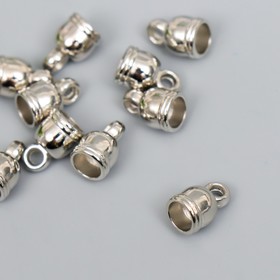 

Колпачок для кисточек, цвет серебро 6х9 мм