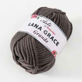 

Пряжа "Lana Grace Grande" 25% шерсть мериноса, 75% акрил 65м/100гр (0214, маренго)