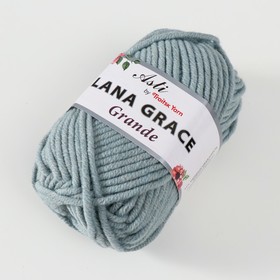 

Пряжа "Lana Grace Grande" 25% шерсть мериноса, 75% акрил 65м/100гр (0449, полынь)