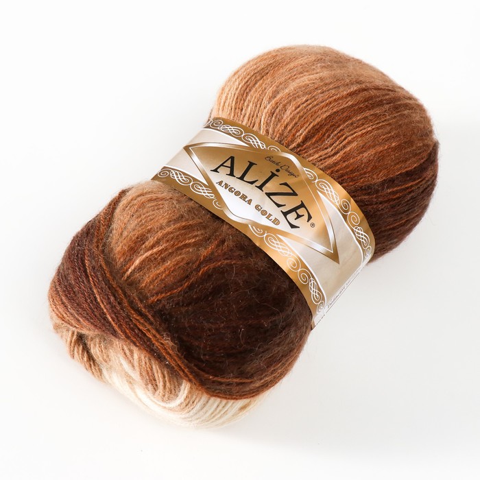 

Пряжа "Angora Gold Batik" 20% шерсть, 80% акрил 550м/100гр (6779)