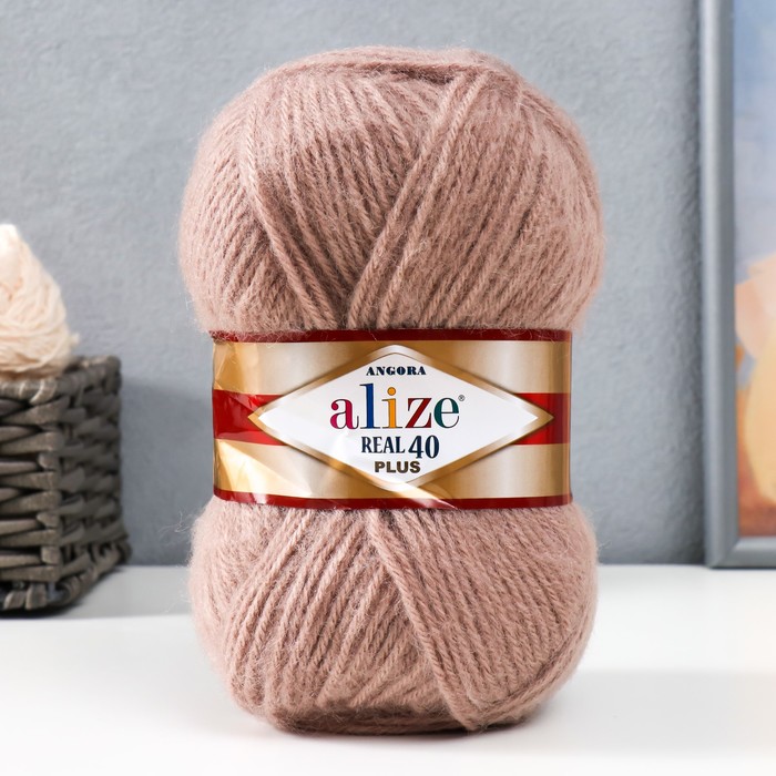 

Пряжа "Angora Real 40 Plus" 40% шерсть, 60% акрил 225м/100гр (541)