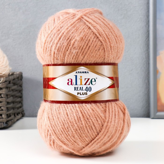 

Пряжа "Angora Real 40 Plus" 40% шерсть, 60% акрил 225м/100гр (05)