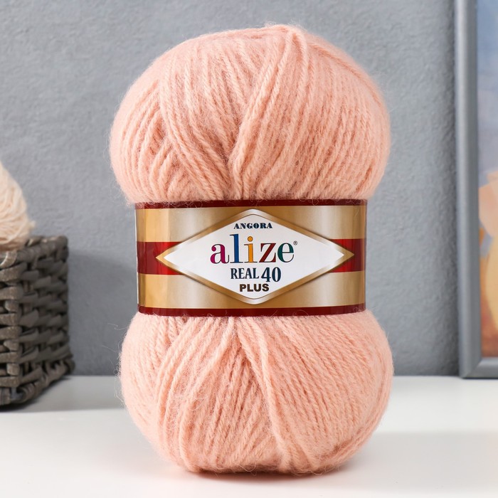 

Пряжа "Angora Real 40 Plus" 40% шерсть, 60% акрил 225м/100гр (404)