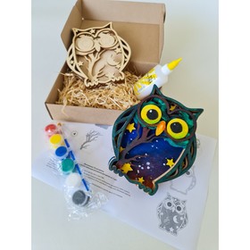 

Заготовка для росписи 3D "Сова", 17 х 14.5 см