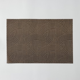 Салфетка кухонная «Узелок», 45×30 см, цвет коричневый от Сима-ленд