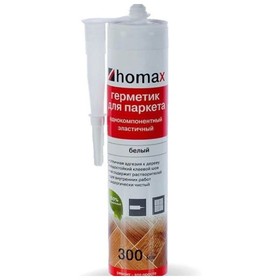 

Герметик Homax для паркета 300 мл, Белый