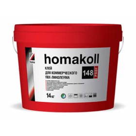 Клей Homakoll 148 для коммерческого линолеума, 300-500 г/м2, 14 кг от Сима-ленд