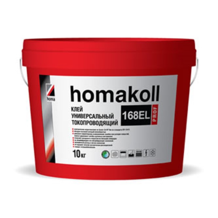 

Клей Homakoll 168 EL Prof, 300-350гр/м2, 10 кг