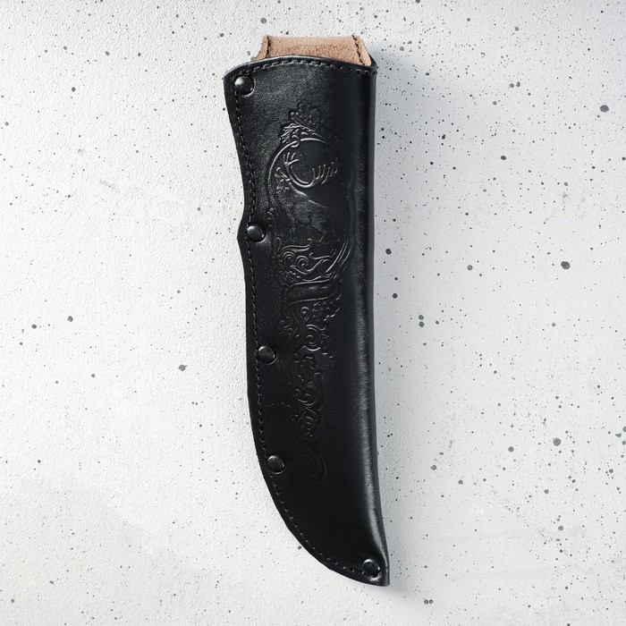 Чехол для ножа, под лезвие 21 см, кожа чехол для ножа под лезвие 14 см кожа