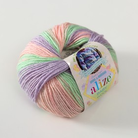 

Пряжа "Baby Wool Batik" 40% шерсть, 40% акрил, 20% бамбук 175м/50гр (7258)