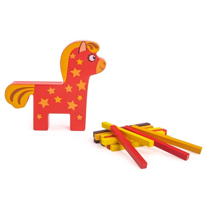 Балансир деревянный «Лошадка Иго-го» деревянные игрушки деревяшки пирамидка лошадка иго го