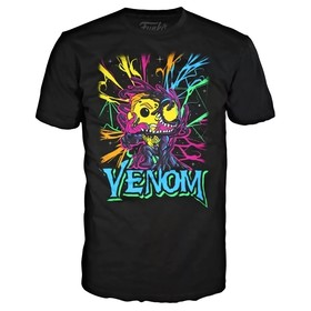 

Набор из фигурки и футболки Marvel Venom Eddie Brock Black Light XL