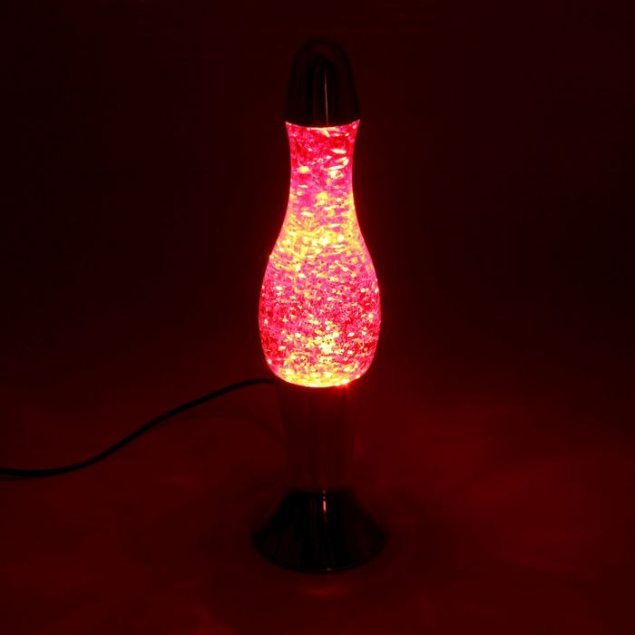 Лава лампа "Капля" красная