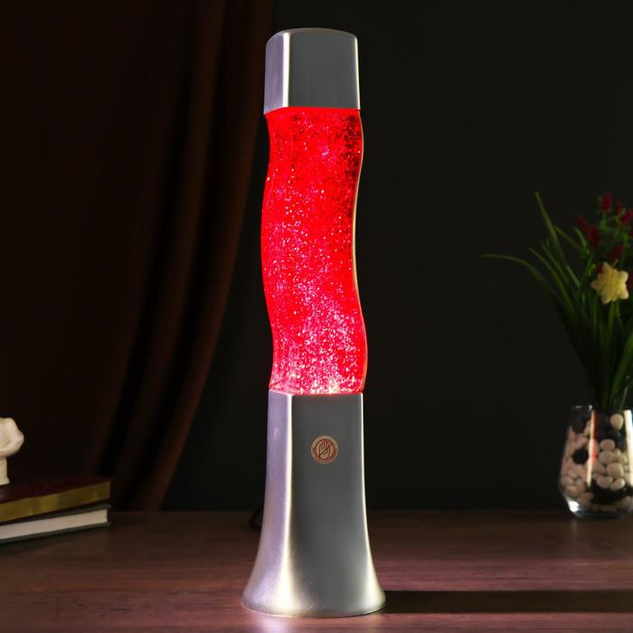 Лава-лампа "Призма" красная
