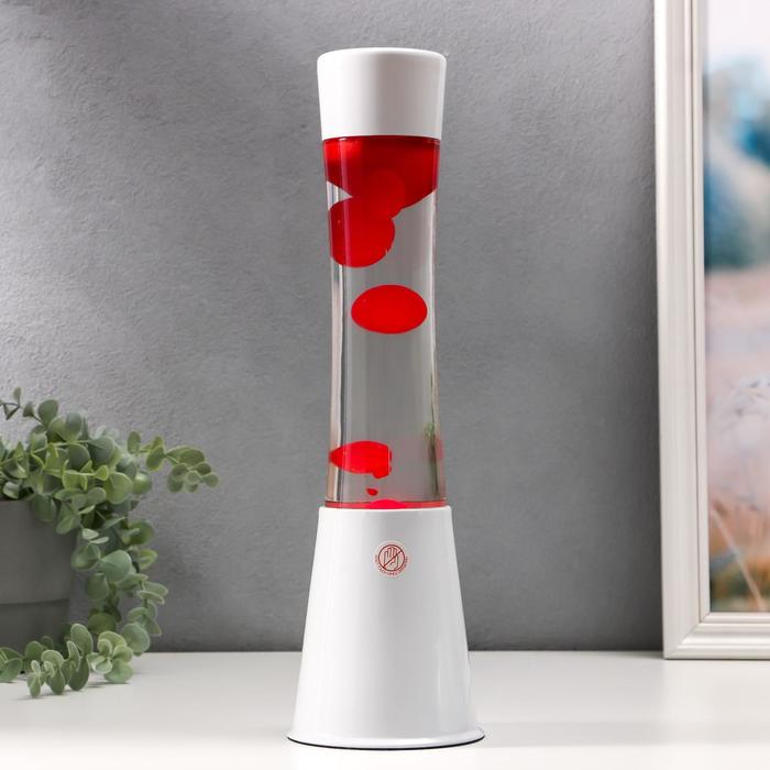 Лава лампа &quot;Колонна&quot; красная