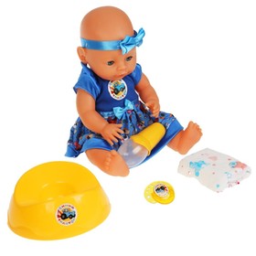 

Пупс озвученный «Синий трактор», 40 см, пьет и писает, 50 фраз и звуков, песни из м/ф