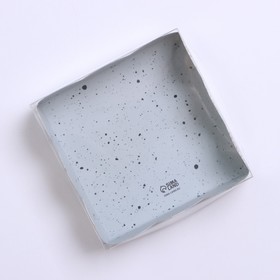Коробка для кондитерских изделий с PVC крышкой «Грозди», 10,5 × 10,5 × 3 см от Сима-ленд