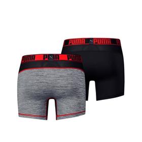 

Трусы мужские 2 шт Puma Active Grizzly Melange Boxer 2P Packed, размер 52-54 (90695101)