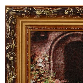 

E114-50х100 Картина из гобелена "Проводы рыцаря" (57х107)