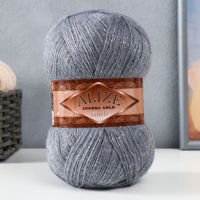 

Пряжа "Angora Gold Simli" 75% акрил, 20% шерсть, 5% металлик 500м/100гр (87)