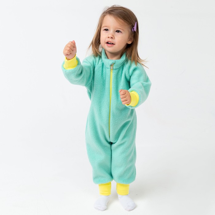 фото Комбинезон детский, цвет мята, рост 80 см семицвет-тики