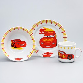 

Набор посуды "Тачки", Тачки, кружка 200 мл, тарелка 17 см, салатник 360 мл