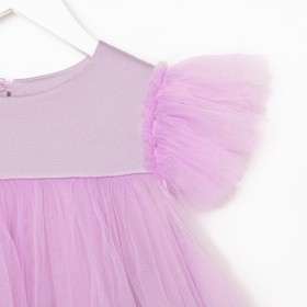 Платье детское с пышной юбкой KAFTAN, рост 110-116, лиловый