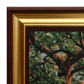 

S088-40х80 Картина из гобелена "Витая речка в роще" (48х87)