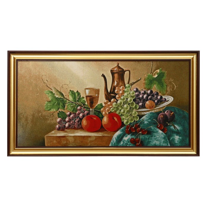 

WJ010-40х80 Картина из гобелена "Вкусности на столе" (48х87)