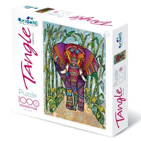 Пазл арт-терапия «Ведический слон», 1000 элементов от Сима-ленд