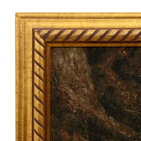 

R260-40х57 Картина из гобелена "Девушка и царевна-лебедь" (47х65)