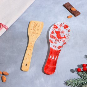 

Набор "Вкусных чудес", подставка под ложку, лопатка