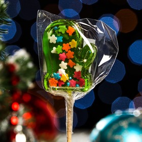 

Леденец на палочке "Погремушка Варежка", яблоко 30 г