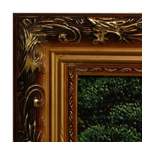 

S085-60х120 Картина из гобелена "Тропа в сосновом лесу"(65х125)