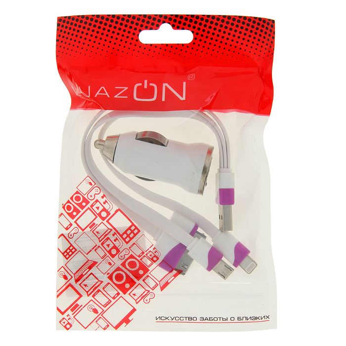 Универсальное зарядное устройство для сотовых телефонов i4/i5/MicroUSB