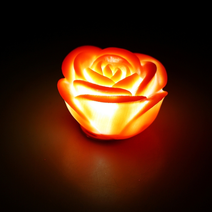 Ночник "Роза оранжевая"