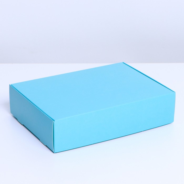 Коробка подарочная складная, упаковка, «Тиффани», 21 х 15 х 5 см коробка подарочная складная крафтовая упаковка дарите счастье 21 х 15 х 5 см