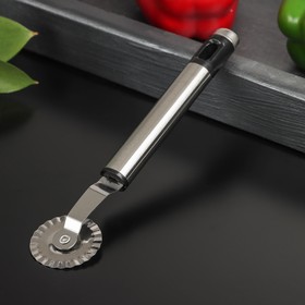 Нож для пиццы и теста Fargo, 18,5×4 см, нержавеющая сталь, ребристый от Сима-ленд